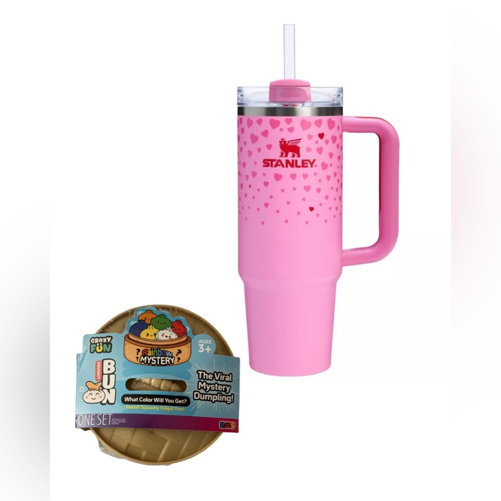 Crazy Fun Dumpling (Random) & 30 oz Stanley xTarget Stainless Valentines Tumbler